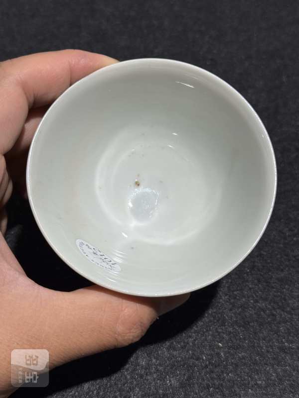 清康熙 青花杂宝纹茶圆 - 图7